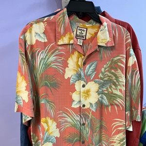 Tommy Bahama Rouge Floral Print Camp Shirt